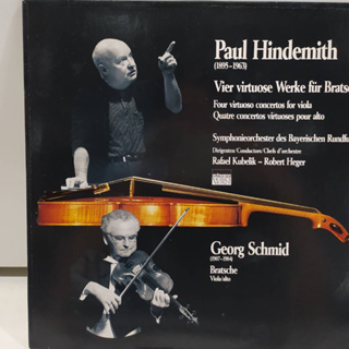 2LP Vinyl Records แผ่นเสียงไวนิล Paul Hindemith (1895-1963)  (J14B134)