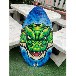 พร้อมส่ง skim board 35" สกิมบอร์ด เซิร์ฟบก เซิร์ฟชายหาด เซิร์ฟน้ำตื้น for beginner skim board