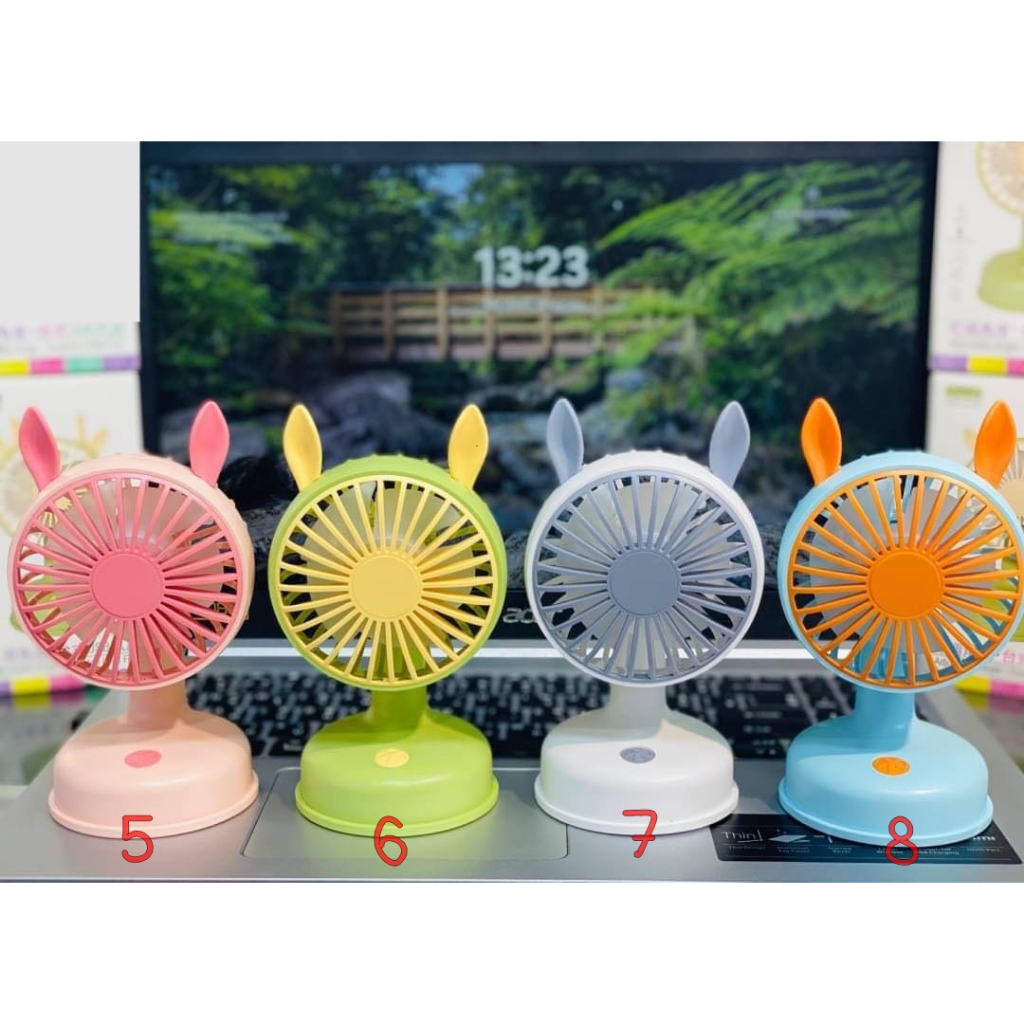 พัดลมมือถือ-พัดลมพกพา-mini-fan-พัดลมเล็กมีไฟ-ชาร์จusb-พกพาสะดวกใช้งานง่าย