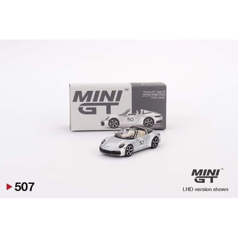 porsche-911-targe-4s-heritage-design-edition-507-scale-1-64-ยี่ห้อ-mini-gt