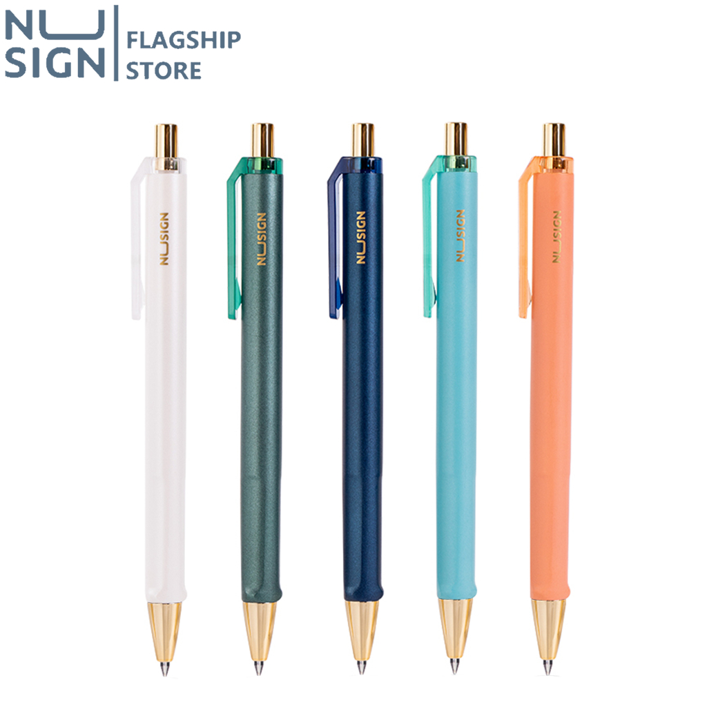 ปากกาเจลลูกลื่น-ปากกาหมึกสีดำ-ปากกาหมึกเจล-ปากกาจดสรุป-gel-pen-คละสี-6-แท่ง-0-5-mm-พกพาง่าย-ขนาดเล็ก-กระทัดรัด-assap