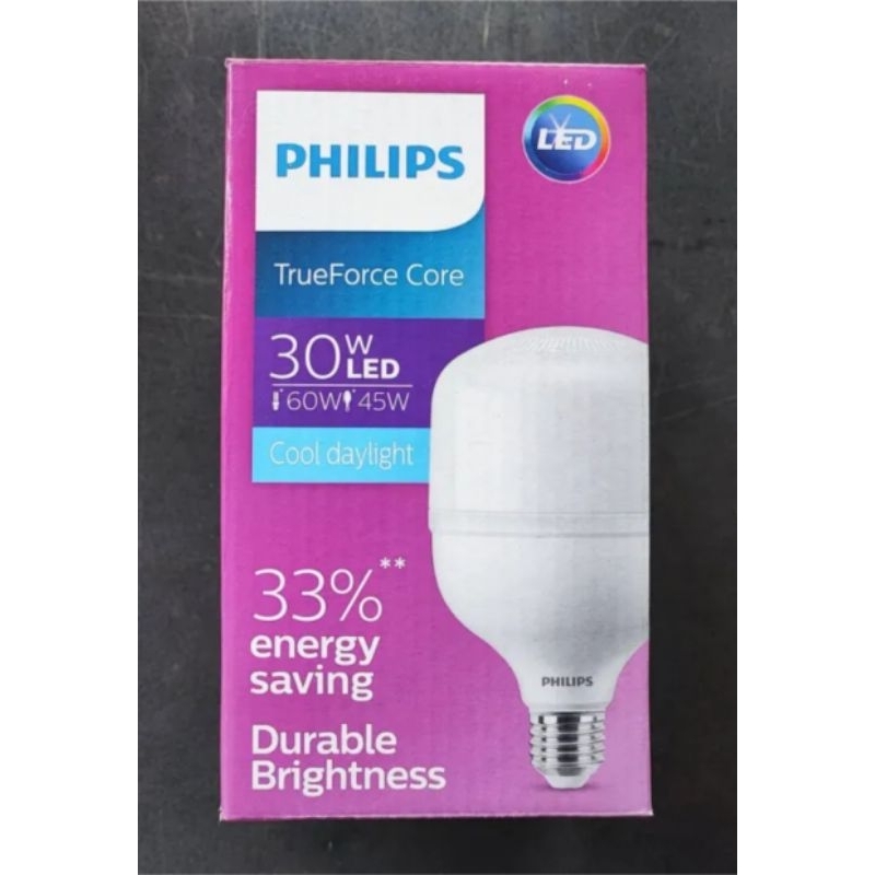 หลอดไฟฟิลลิปส์ แอลอีดี PHILIPS True Force ขนาด 30 วัตต์ E27 (แสงขาว,แสง ...