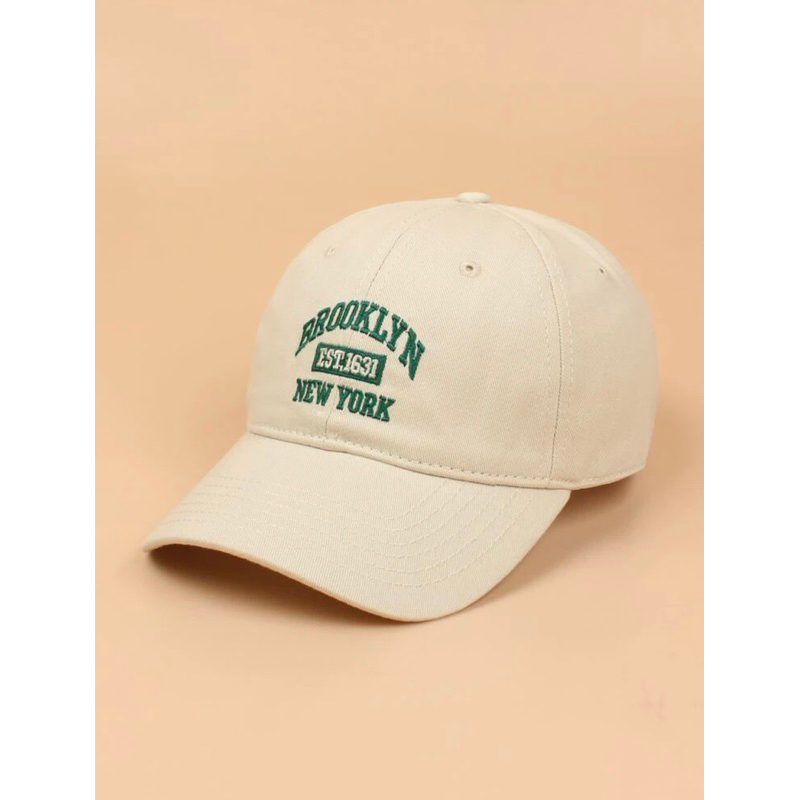 พร้อมส่ง-ca-6601-brooklyn-cap-หมวกแก๊ป-หมวกกันแดด-new-york