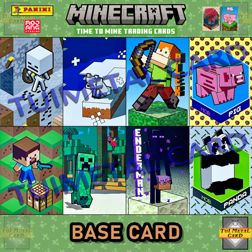 Minecraft Time To Mine Cards _ Minecraft Time To Mine Trading Card ...
