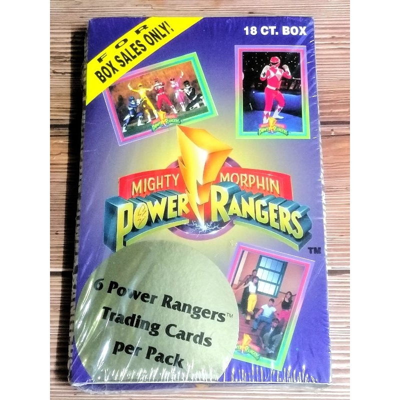 (Sealed Box) กล่องสุ่มการ์ด พาวเวอร์ เรนเจอร์ ( MIGHTY MORPHIN POWER