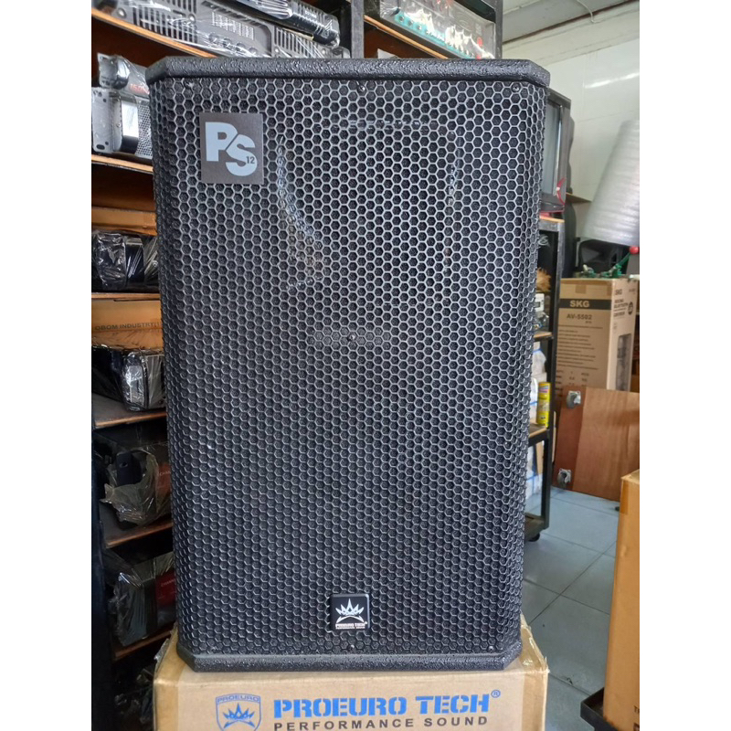 ตู้ลำโพง12นิ้ว โปรยูโรเทค PS12 พร้อมดอกลำโพง ตู้บริษัท | Shopee Thailand