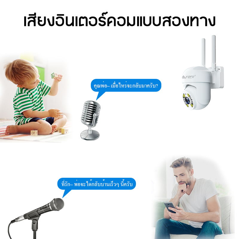 กล้องวงจรปิดไร้สาย-5g-กันน้ำ-5mp-hd-5ล้านพิกเซล-กล้องวงจรปิด-กล้องไวไฟ-มีอินฟาเรดในตัว-เชื่อมต่อแอพภาษาไทย-yoosee