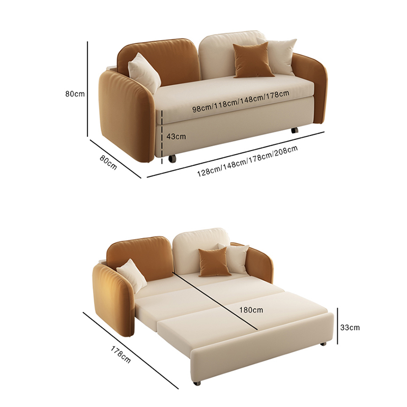 พร้อมส่ง-โซฟาเบด-sofa-bed-โซฟาเลื่อนสไลด์-โซฟา-เตียงนอน-เตียงนอนปรับเป็นโซฟา-โซฟาปรับเป็นเตียงนอน