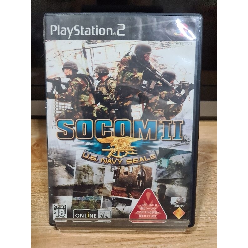 แผ่นเกม-socom-2-ของเครื่อง-playstation-2-ps2