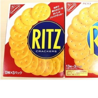 Ritz crackers ญี่ปุ่น (13ชิ้น*3แถว) 128g