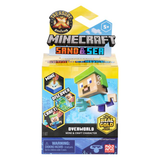 (ของแท้100%) พร้อมส่ง! TREASURE X Minecraft Sand &amp; Sea. Overworld Minecraft Character