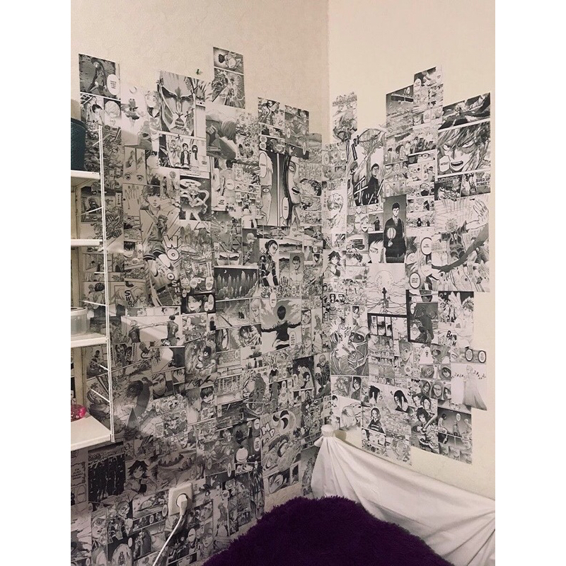 manga-wallpaper-โฉมงามพูดไม่เก่งกับผองเพื่อนไม่เต็มเต็ง-ภาพมังงะ-ภาพตกแต่งห้อง