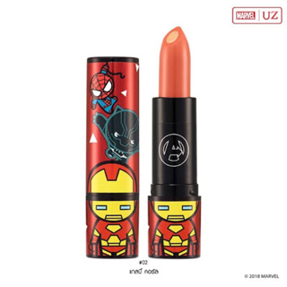 โล๊ะ❗️❗️ ลิปยูสตาร์ ลิปมาเวล ลิปไอรอนแมน Ustar UZ  Kawaii Double Matte Metallic  Lipstick