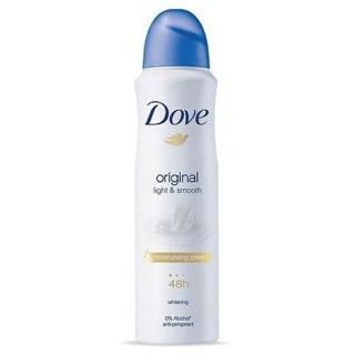 Dove Original mourished &amp; smooth moisrurising cream 48h (135 ml.)โดฟ ออริจินัล นูริช แอนด์ สมูท สเปรย์ระงับกลิ่นกาย