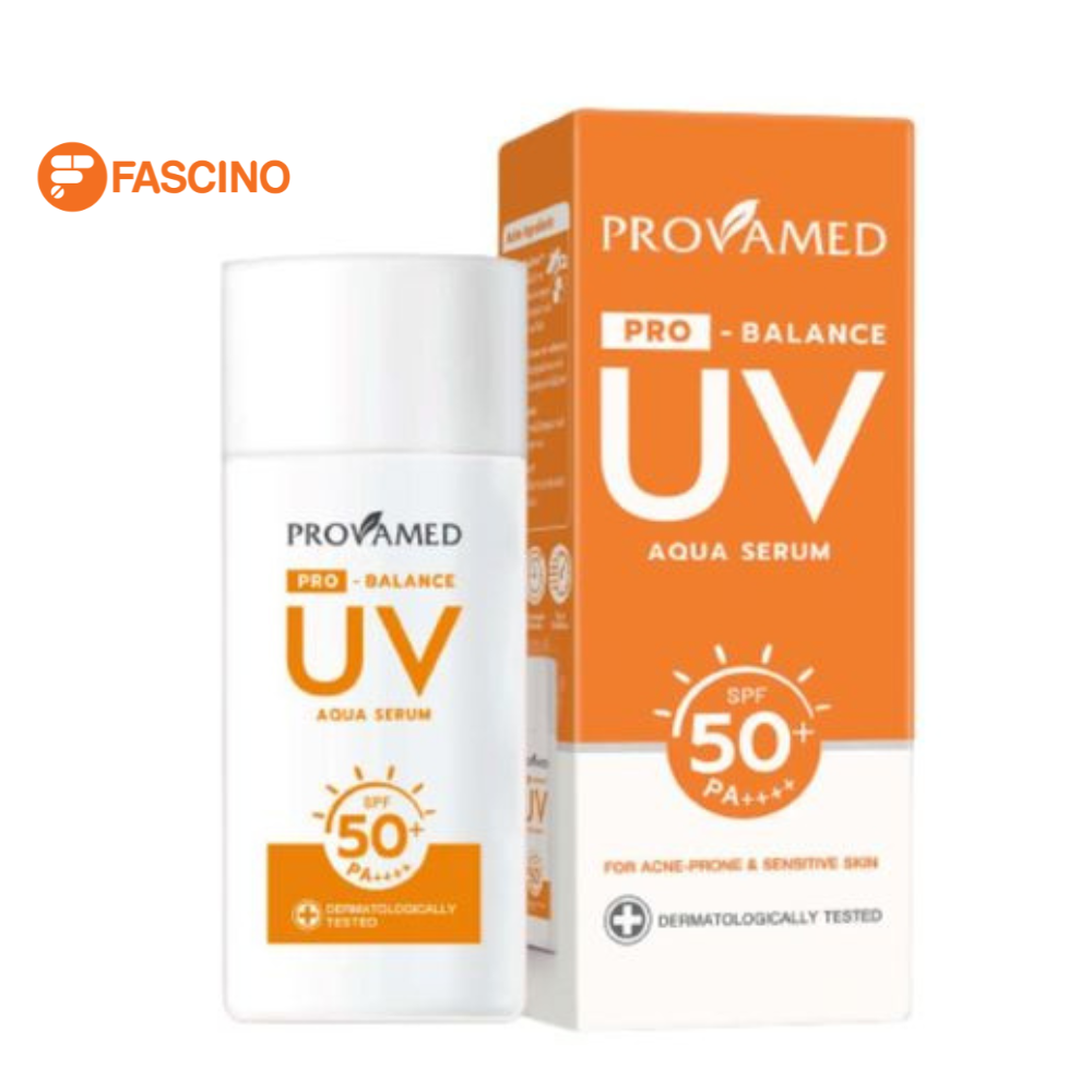provamed-pro-balance-uv-aqua-serum-spf50-pa-เซรั่มกันแดด-สำหรับผิวหน้า-40ml