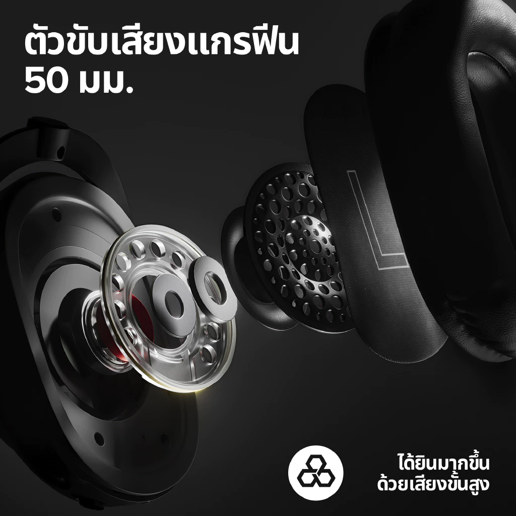 ไดรเวอร์กราฟีนขนาด 50 มิลลิเมตรของ PRO X 2 คือผลงานชิ้นเอก