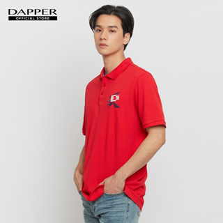 DAPPER เสื้อโปโล D 79 Logo สีแดง (KPBR1/623RS)