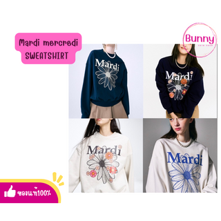 (🌸แท้/พร้อมส่ง🌸) เสื้อ Mardi mercredi -SWEATSHIRT FLOWERMARDI