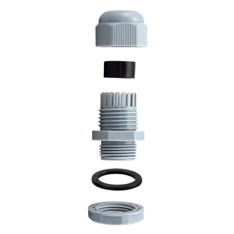 เคเบิ้ลแกลนด์-pg16-cable-gland-range-10-14-mm-มีซีลยางกันน้ำ-pg-16-waterproof-ip68-nylon-plastic-cable-gland-connector