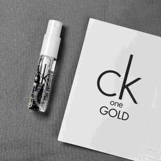 「น้ำหอมขนาดเล็ก」Calvin Klein CK One Gold, 2016 2ML