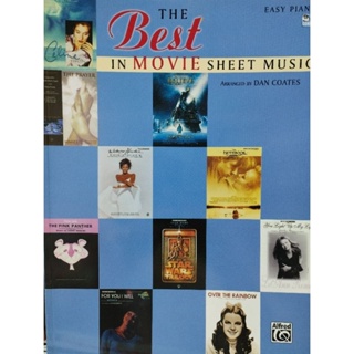 THE BEST IN MOVIE SHEET MUSIC EASY PIANO (ALF)654979093909