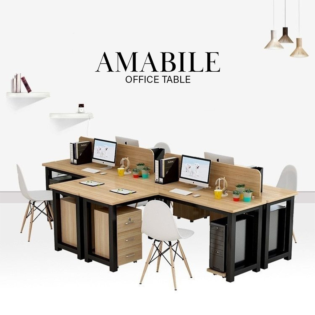 nethome-amabile-โต๊ะทำงาน-เรียน-ตัวแอล-ชั้นวางของ-l-shape-table