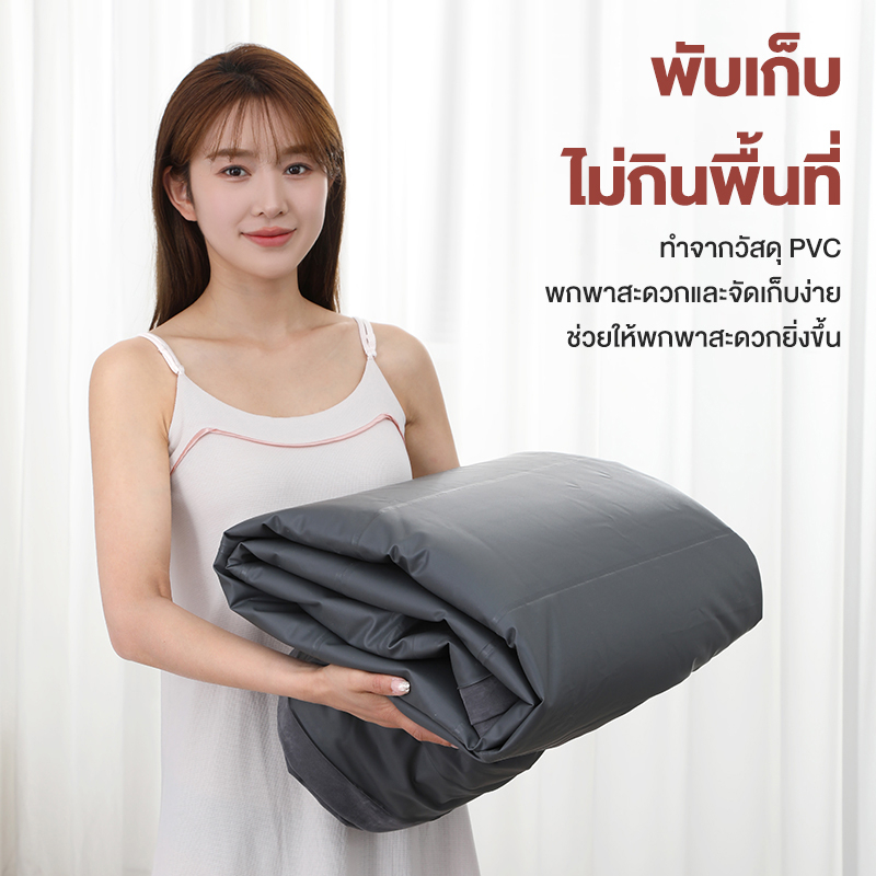 intex-เตียงลม-ปั๊มไฟฟ้าในตัวสุดหรู-เตียงคู่-เตียงเป่าลมแบบดึงลวด-เตียงพับกลางแจ้ง