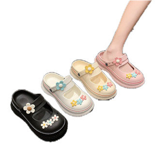 โปรโมชั่น : SHO-BX45 รองเท้าหัวโต สีพาสเทล น่ารัก สไตล์เกาหลี พื้นนิ่ม แถมตัวติดฟรี ส่งจากไทย