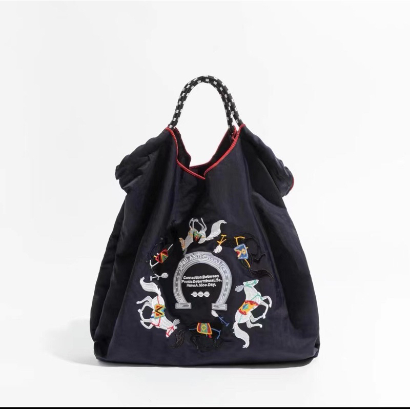 shopping-bag-ถุงผ้าสุดชิคลายม้า