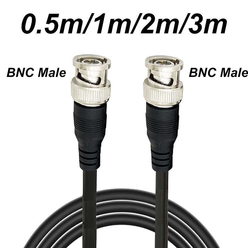 1 Meter (3.3 Ft) BNC Male To Female Coaxial Extension Cable - 75 Ohm For CCTV, Audio, Video