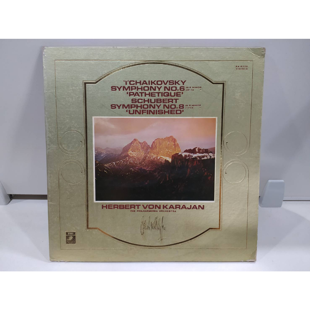 1lp-vinyl-records-แผ่นเสียงไวนิล-herbert-von-karajan-symphony-no-6-no-8-j16d109