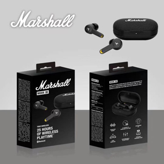 หูฟังบลูทูธ Marshall Mode III True Wireless หูฟังไร้สาย หน้าตาสุดคลาสสิค ขนาดเล็ก ใส่สบายหู เชื่อมต่อเสถียร ระบบสัมผัส