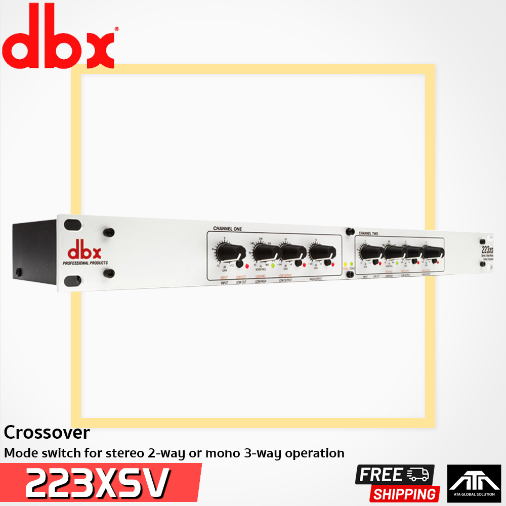 crossover-dbx-223xsv-ครอสแยกเสียง-2-ทาง-แบบ-สเตอริโอ-และ-3-ทาง-แบบ-โมโน-dbx-223-xsv-dbx-223-xsv