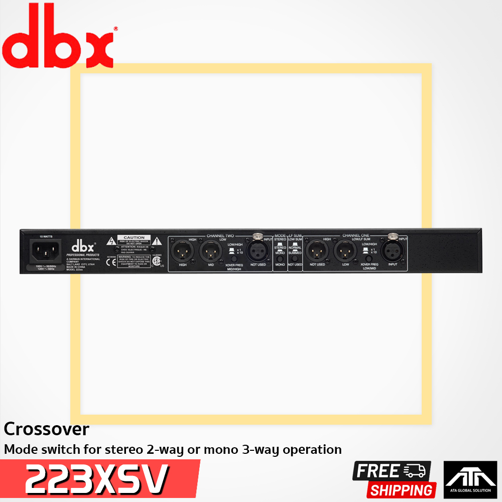 crossover-dbx-223xsv-ครอสแยกเสียง-2-ทาง-แบบ-สเตอริโอ-และ-3-ทาง-แบบ-โมโน-dbx-223-xsv-dbx-223-xsv