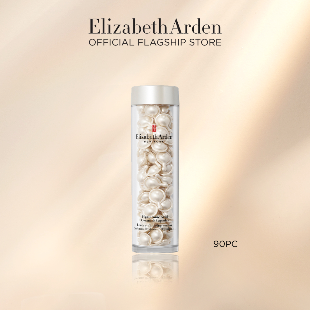 elizabeth-arden-hyaluronic-acid-ceramide-capsules-hydra-plumping-serum-ไฮยาลูรอนนิค-แอซิด-เซรามายด์-เซรั่ม-90-แคปซูล