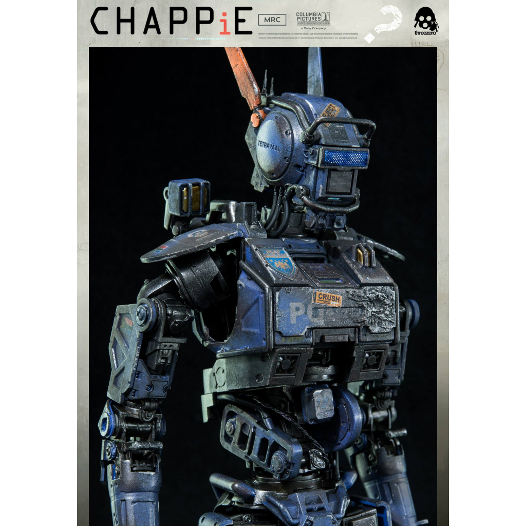 threezero-tz-cp-001-chappie-collectible-figure-1-6-โมเดล-ฟิกเกอร์-ของสะสม-ภาพยนตร์-หุ่นจำลอง-หุ่นยนต์-robot