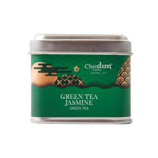 Chaidim Green Tea Jasmine 5 Teabags ชายดิม ชาเขียว ดอกมะลิ บรรจุ 5 ถุงชา