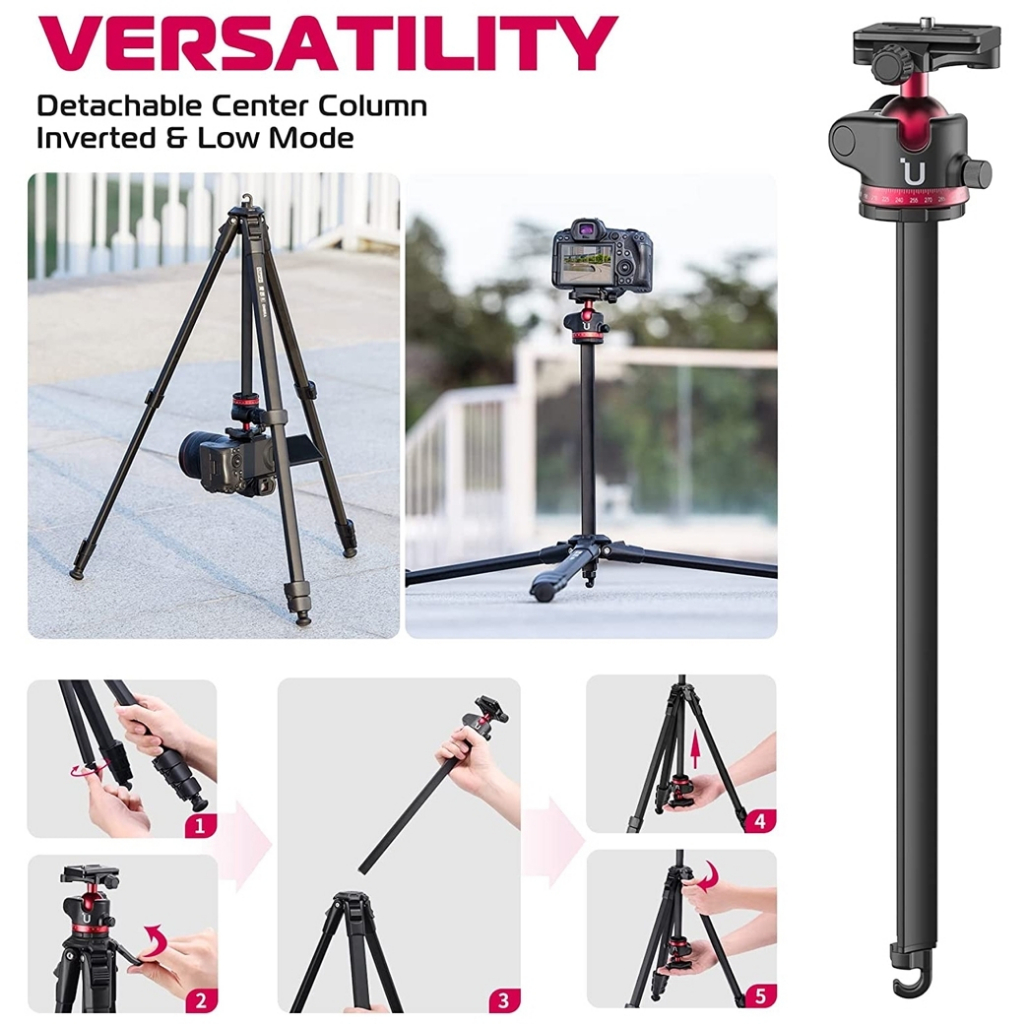 ulanzi-ombra-video-travel-tripod-ขาตั้งกล้อง-วัสดุแข็งแรง