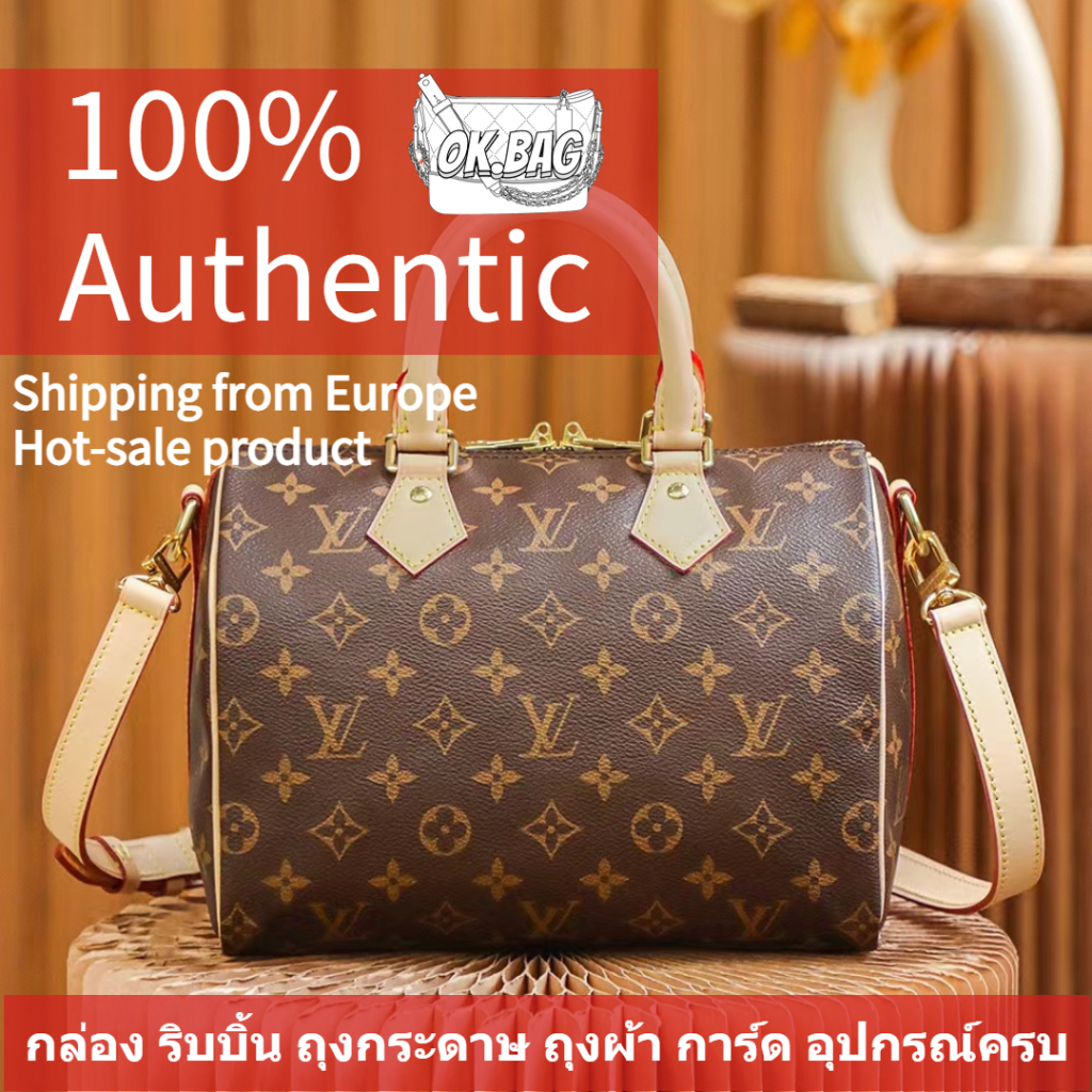 หลุยส์วิตตอง-louis-vuitton-speedy-25-กระเป๋า-กระเป๋าสะพายข้างผู้หญิง-ไหล่