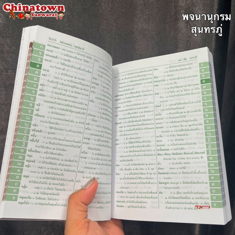 พจนานุกรมไทย-ฉบับนักเรียน-ปกสีเขียว-พจนานุกรม-ดิกชันนารี-คำศัพท์-คำราชาศัพท์-พจนานุกรมภาษาไทย