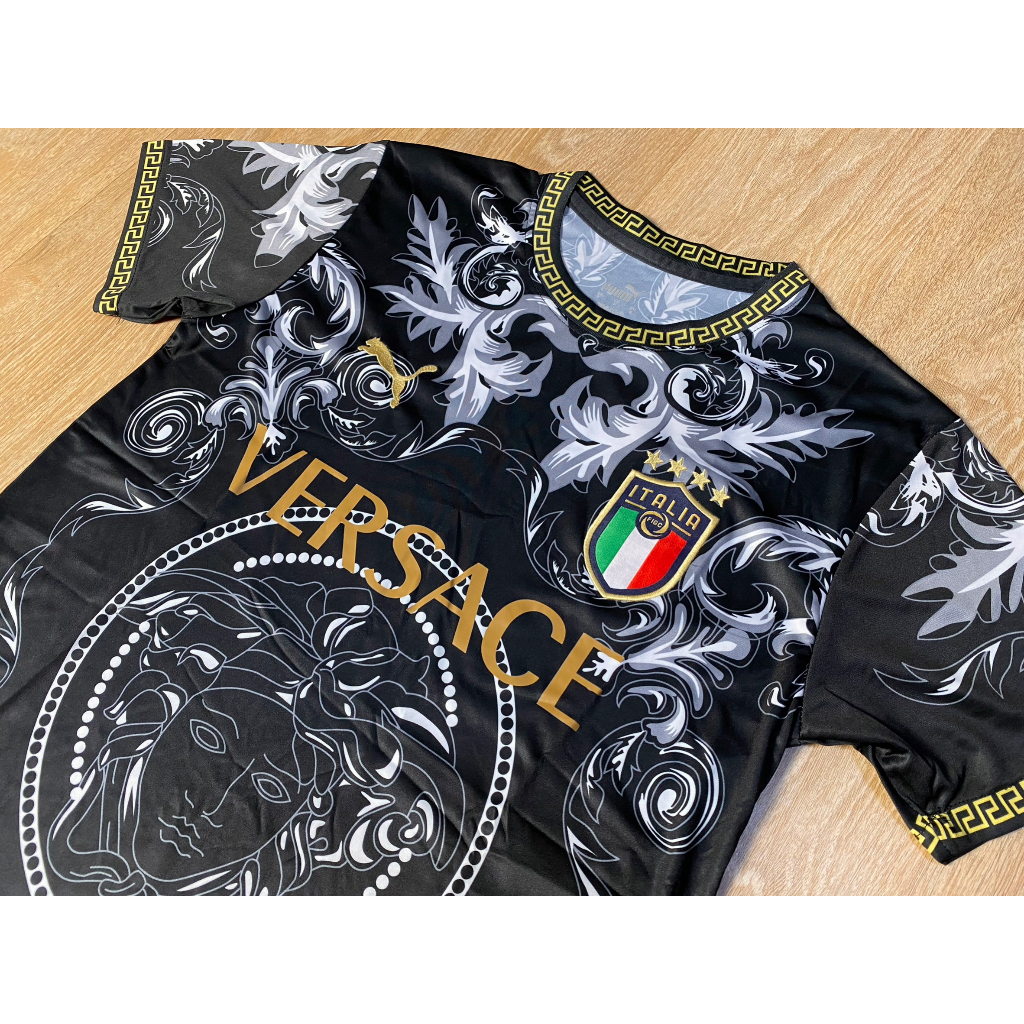 เสื้อทีมชาติอิตาลี-versace-ดำ