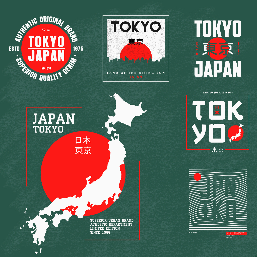 ตัวรีดติดเสื้อ-ลายประเทศญี่ปุ่น-f-130-set-3-japan-tokyo-แผ่นฟิล์ม-dft-dtf