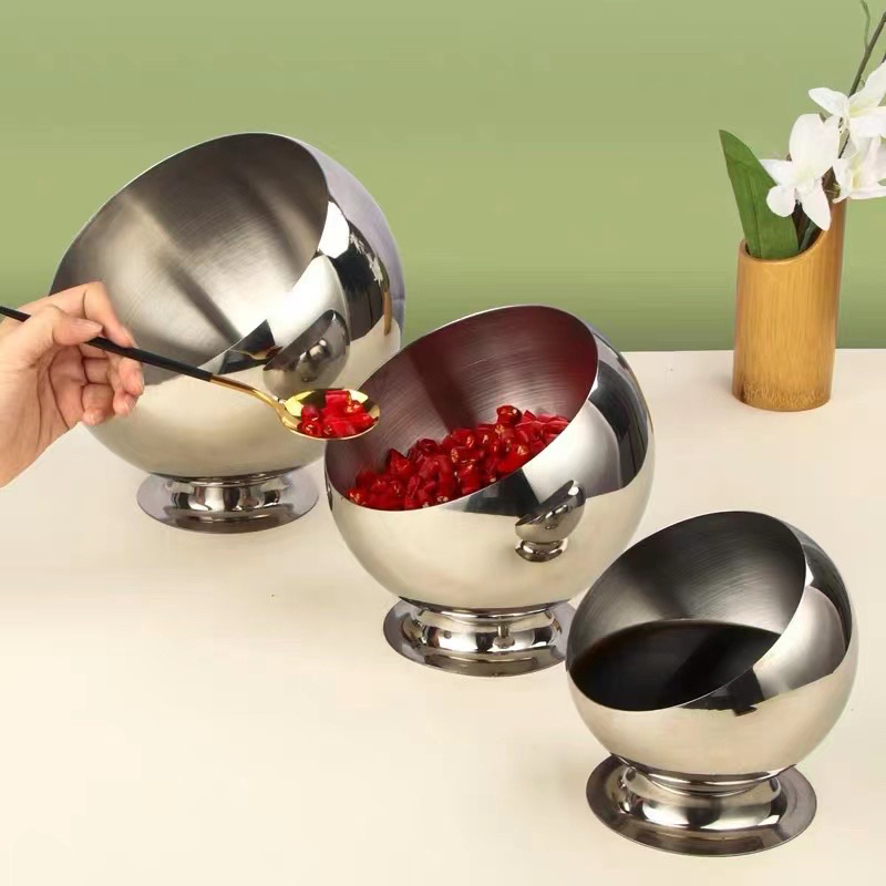 โถ ใส่เครื่องปรุงอาหาร สแตนเลส(304) ขนาด14cm/18cm | Shopee Thailand