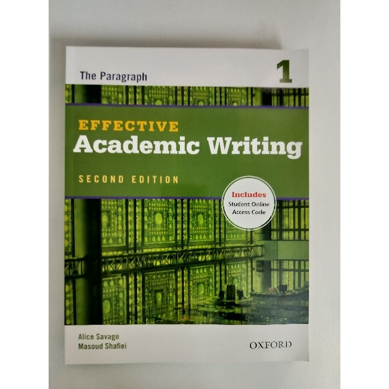 หนังสือพัฒนาการเขียนภาษาอังกฤษ-effective-academic-writing-พร้อมโค๊ดสำหรับเรียนออนไลน์