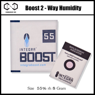 (ส่งไว) Boost 2 - way 55%rh 4 / 8 Gram Integra Boost 55% ขนาด 4 และ 8 กรัม ซองควบคุมความชื้น ซองบ่มสมุนไพร