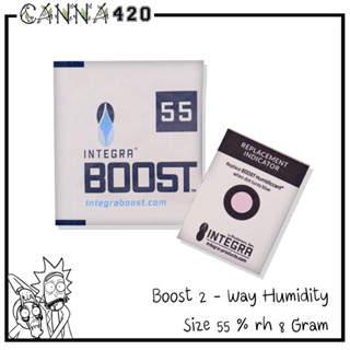 (ส่งไว) Boost 2 - way 55%rh 4 / 8 Gram Integra Boost 55% ขนาด 4 และ 8 กรัม ซองควบคุมความชื้น ซองบ่มสมุนไพร