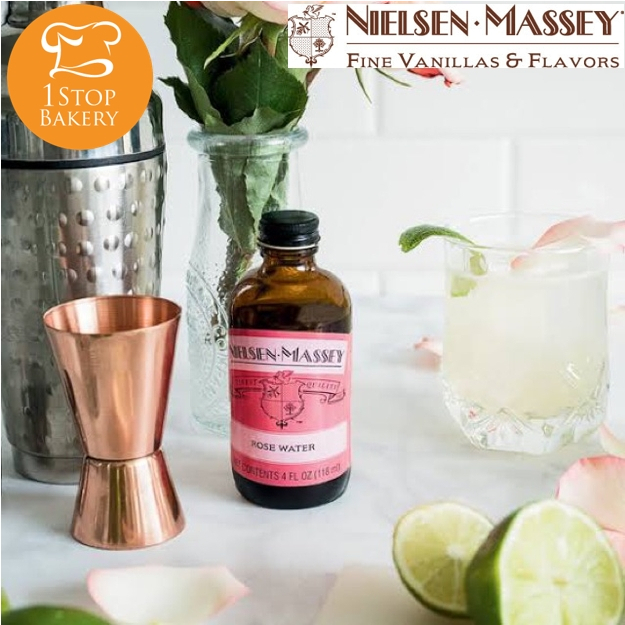 nielsen-massey-rose-water-extract-118-ml-4-oz-กลิ่นกุหลาบ