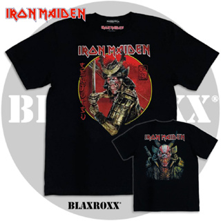 Blaxroxx เสื้อวง ลิขสิทธิ์แท้ Iron Maiden® (IRM010) สกรีนลายคมชัด ผ้า cotton 100