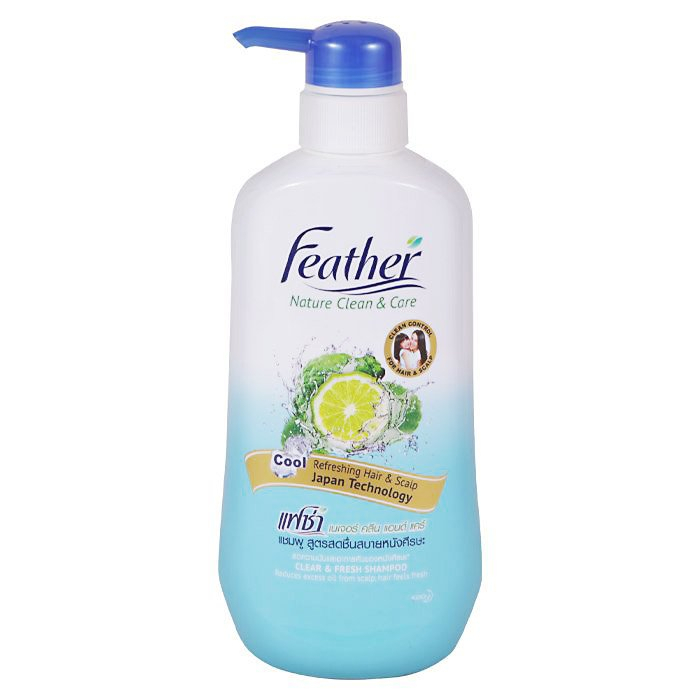 feather-shampoo-480-ml-แฟซ่า-แชมพู-สูตรสดชื่นสบายหนังศีรษะ-480-มล