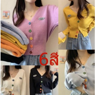 anna  k101เสื้อกันหนาวผู้หญิง แฟชั่นเกาหลี  น่ารัก และหวาน  6colour